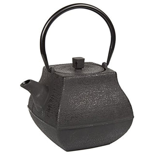 Creative Home 47 oz Cast Iron Tea Pot, Black Color