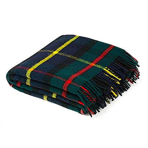 Birchwood Tweedmill Tartan Throw Blanket, Hunting McLeod