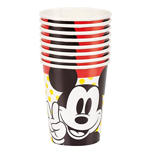 Unique Industries Unique Disney Mickey Mouse Party 9oz Paper Cups - 8 ct