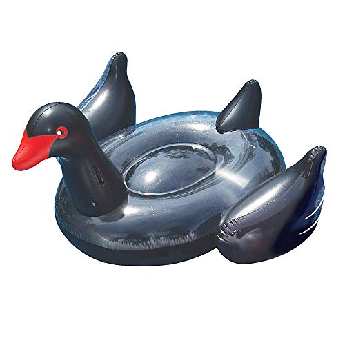 Swimline Giant Black Swan Pool Float