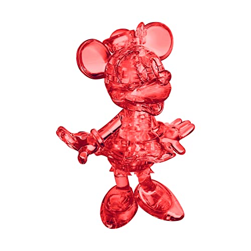 University Games 3D Crystal Puzzle - Disney Minnie Mouse (Red): 39 Pcs