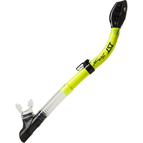 IST Dry Top Soft Flex Tube Drop Away Snorkel (Neon Yellow)