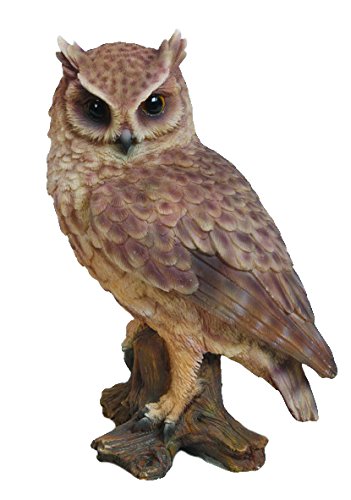 Hi Line Gift Ltd Screech Owl on Stump, 675"