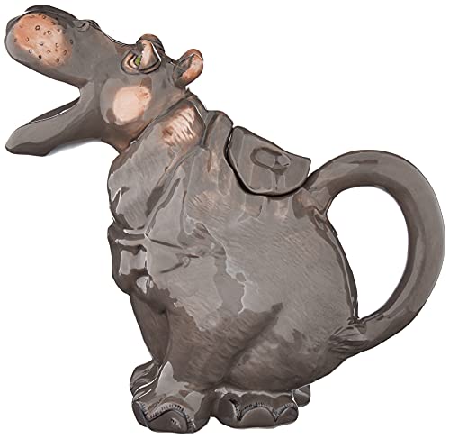 Blue Sky Clayworks Clayworks 9.25" x 5.25" x 9.25" Hippo Teapot