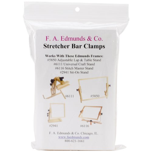 Frank A. Edmunds Clamp Converts Stitch Stands to Frames for Stretcher Bars