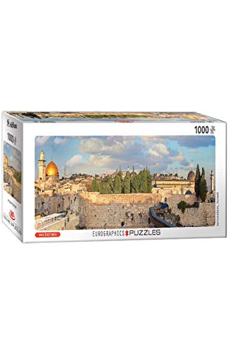 EuroGraphics Jerusalem 1000-Piece Panoramic Puzzle, White