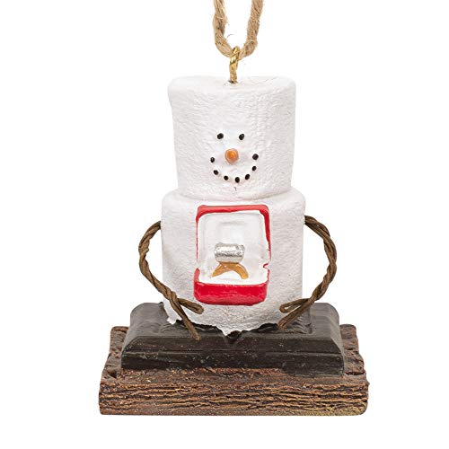 Ganz S'mores Man presenting an engagement ring Christmas/Everyday Ornament