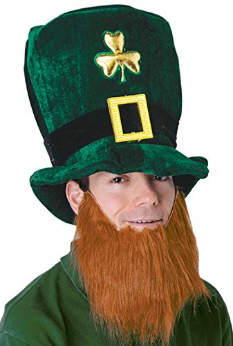 Beistle 30706 Plush Leprechaun Party Hat with Beard