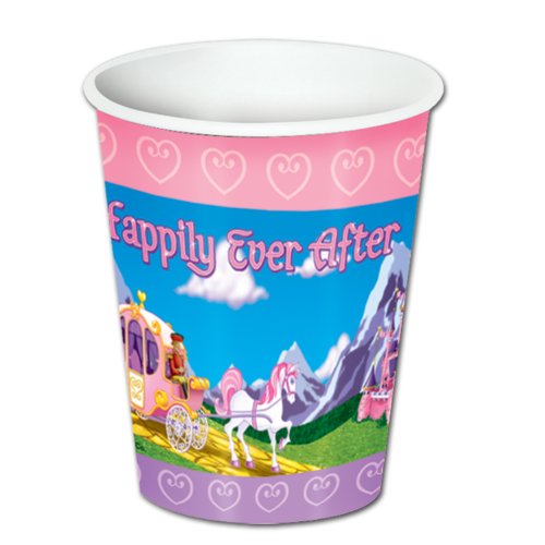 Beistle Princess Beverage Cups (8/Pkg)