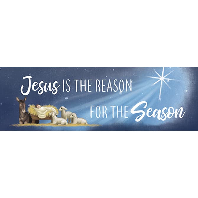 Carson Home Accents Reason For The Season Message Bar, 8.5-inch Width