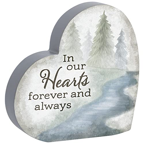 Carson Home 24461 In Our Hearts Heart Sitter, 6-inch Height