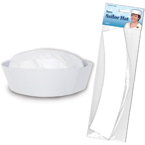 Beistle Paper Sailor Hat Party Accessory (1 count) (1/Pkg)