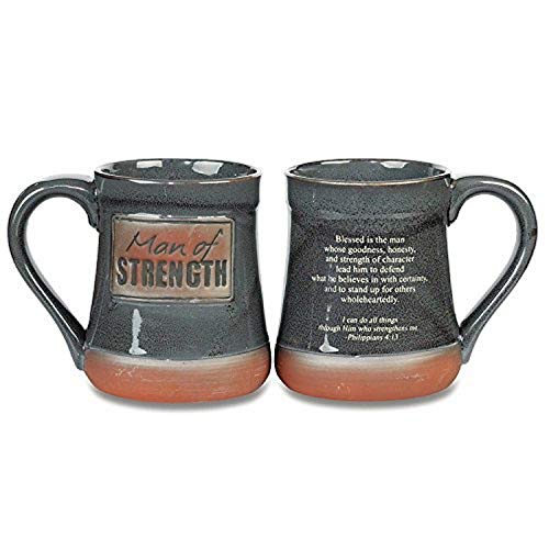 Cathedral Art Abbey Press Man of Strength Pottery Mug