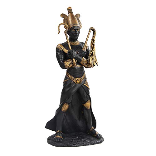 Pacific Trading PTC 11 Inch Egyptian Osiris Mythological God Resin Statue Figurine