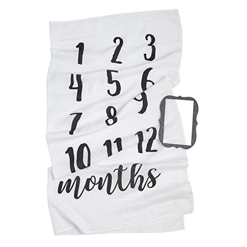 Mud Pie Monthly Milestone Blanket Photo Prop Set