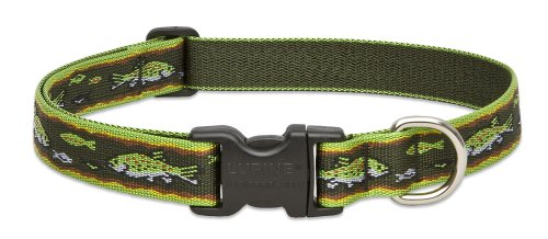 Lupine Pet Originals 1" Brook Trout 25-31" Adjustable Collar for Extra Large Dogs
