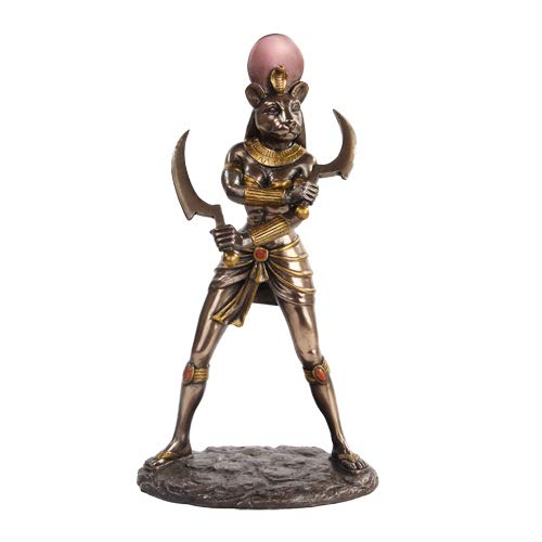 Pacific Trading PTC 11 Inch Egyptian Sekhmet Mythological God Resin Statue Figurine