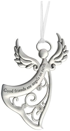 Ganz Angels By Your Side Ornament - Good friends are angels on earth