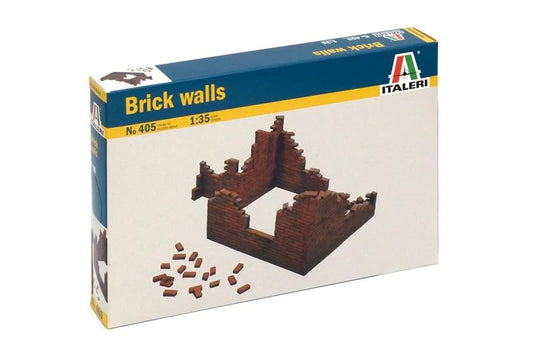 MRC Italeri Models World War II Brick Walls Model Kit