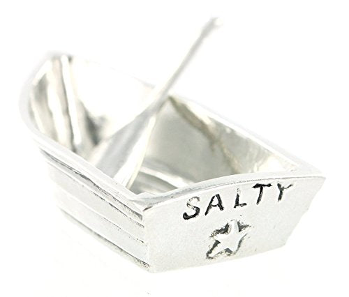 Basic Spirit Boat Salt Cellar w/Spoon Handcrafted Pewter Home Lead-Free SD-19