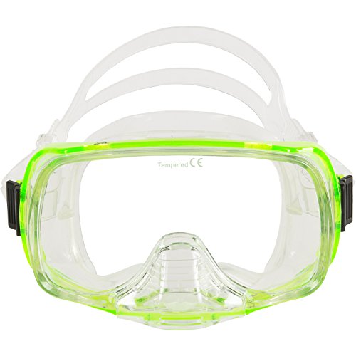 IST Imperial Panoramic View Hands-Free Water Clearance Mask (C;Ear Green)