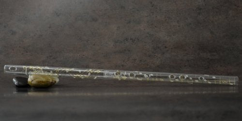 Hall Crystal Flutes 11907 - Inline Glass Flute in F - Melody