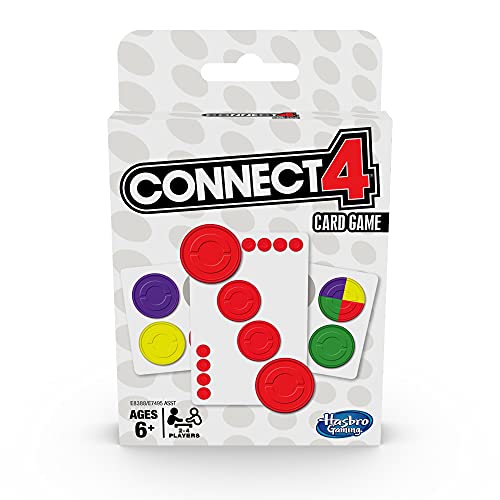 Hasbro Gaming Store Connect 4 Card Game for Kids Ages 6 and Up, 2-4 Players 4-in-A-Row Game