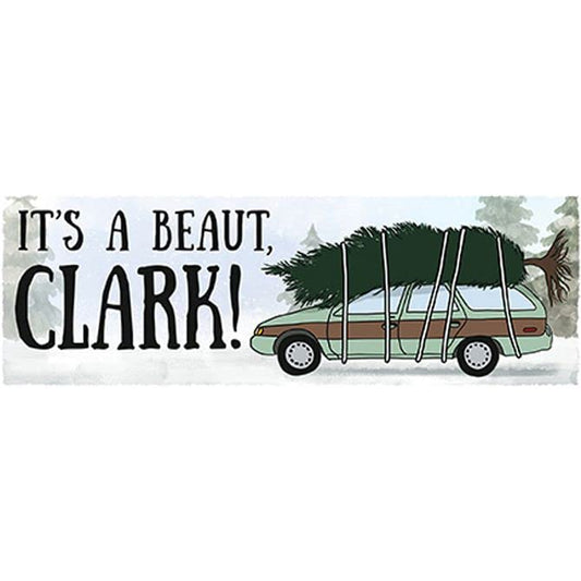 Carson Home Accents It's A Beaut Christmas Magnet Message Bar Sign, 6-inch Width
