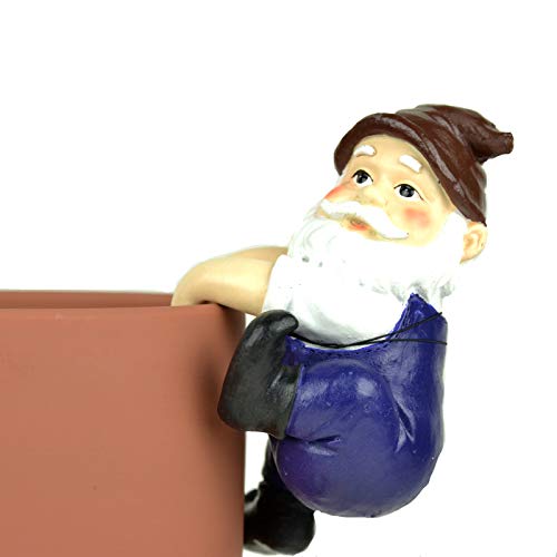 Midwest Design Imports 56178 Gnome Pot Hanger, 6.25-inch Length