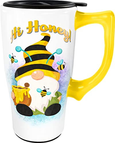 Spoontiques 12574 Hi Honey Gnome Travel Mug