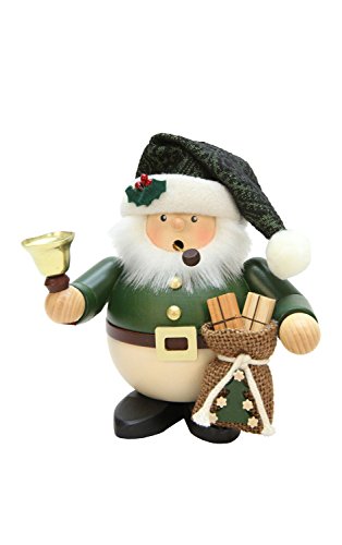 Alexander Taron 1-474 Christian Ulbricht Incense Burner - Green Santa - 6.25" H x 5.5" W x 8.5" D, Brown