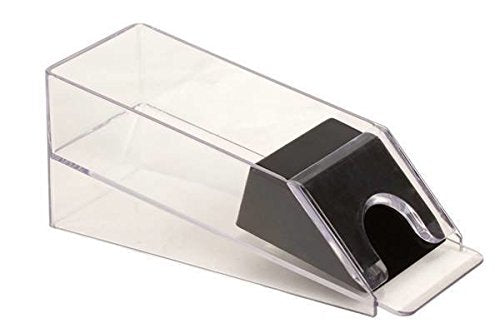 CHH 10" Deck of 4 Playing Cards Plastic Dealer Shoe - Clear & Black