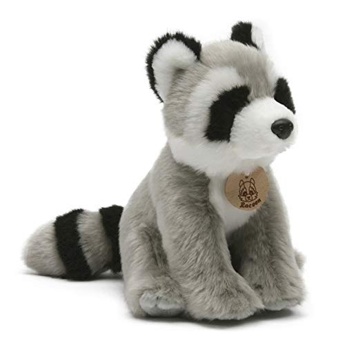 Unipak 9911RA Racoon Baby Jungle Plush Toys, 9-inch High