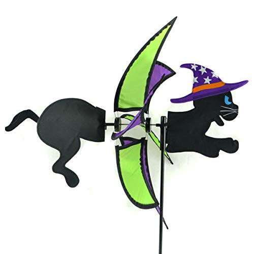 Midwest Design Imports Halloween Cat Garden Flag, 36", Black