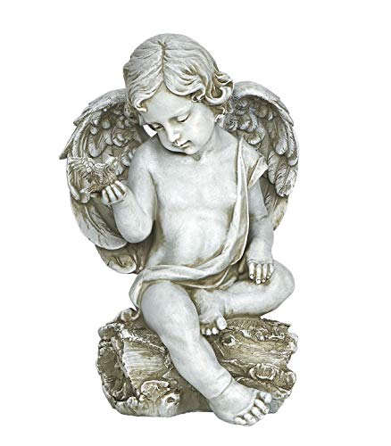 Roman, Inc. Cherub with Dove Statue