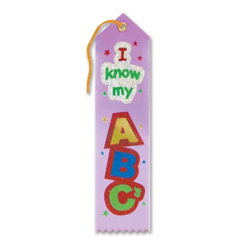 Beistle The Diploma Mill I Know My Abc's Ribbon