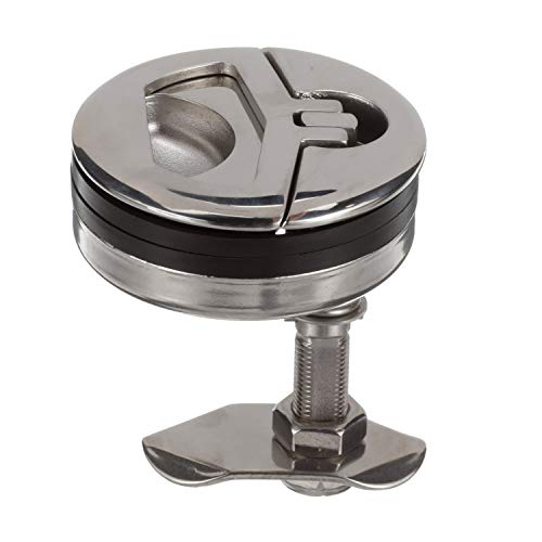 Land N Sea Distributing Non-Locking Grand Compression Latch, 316 Stainless Steel, Square 2-1/2 in., Watertight