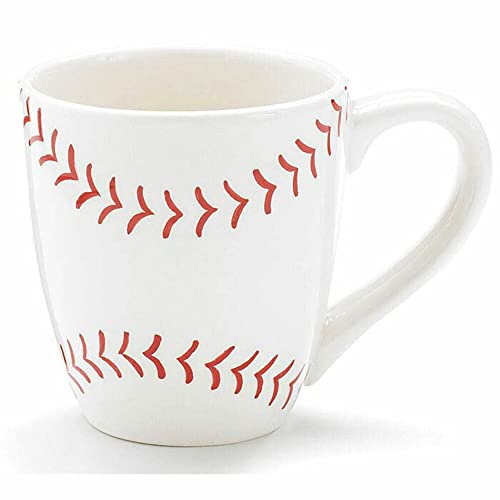 burton + BURTON Baseball 13 oz Ceramic Coffee Mug Great Gift for Sports Fans