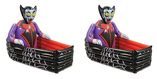 Beistle Inflatable Vampire & Coffin Cooler 2 Piece, ONE Size, Multicolored