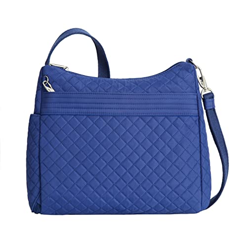 Travelon Anti-Theft Boho Square Crossbody, Lush Blue