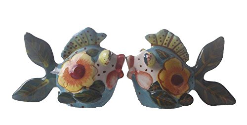 Blue Sky Clayworks Clayworks 3.75"x2"x3" Miss Lorelei Salt & Pepper Set