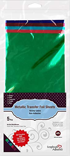 Scrapbook Adhesives by 3L Transfer FOIL SHEETS METALLIC, Mixed