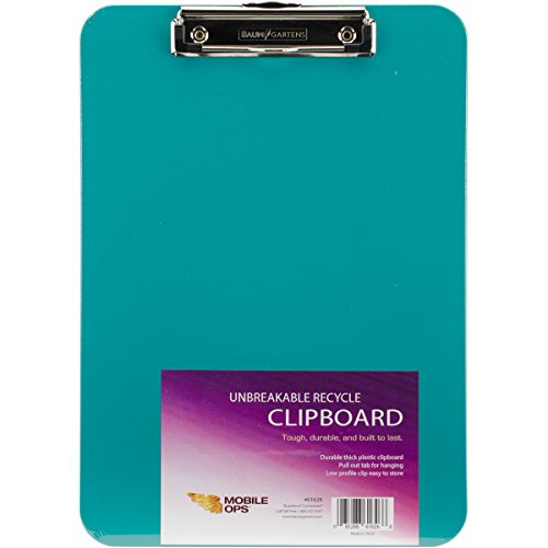 Baumgartens Mobile Ops Unbreakable Recycled Clipboard Green (61626)