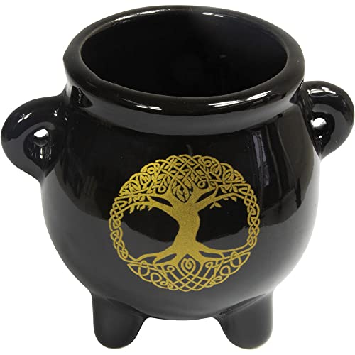 Kheops International Ceramic Mini Cauldron - Tree of Life