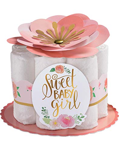 Amscan Cp Diaper Deco Kit Floral Baby