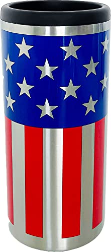 Spoontiques 17590 Americana Stainless Can Cooler