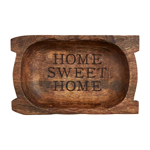Mud Pie Home Sweet Dough Bowl Plaque, 9 1/4-inch