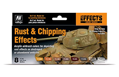 Vallejo Store Rust and Chipping Effects Colors