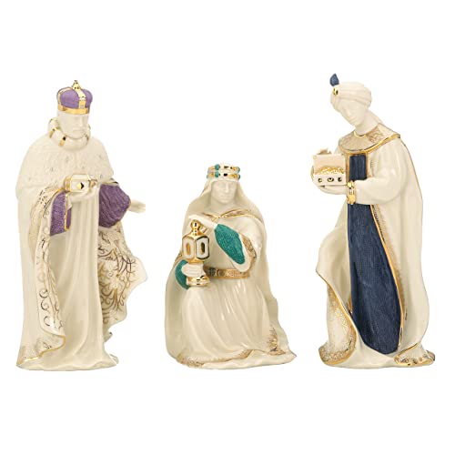 Lenox 6399943 First Blessing Nativity Three Kings Figurine Set