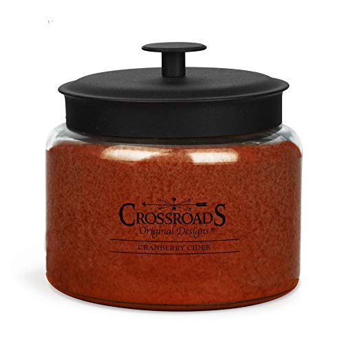Crossroads CCR64 Cranberry Cider Jar Candle, 64 Oz